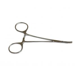 El Crisol | HEMOSTATO CURVO DE 120 MM CON TRABA DE SEGURIDAD, PARA